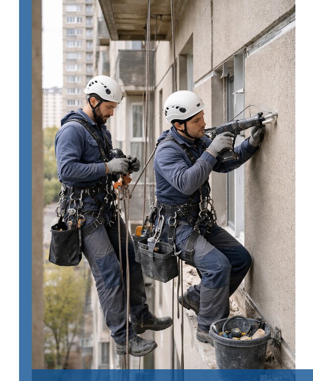 Промышленные альпинисты высотные работы и монтаж в Сосновом Боре